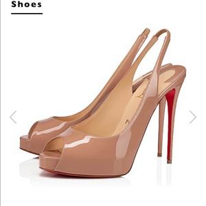 Christian Louboutins- PRIVATE NUMBER 120 nude- 6.5